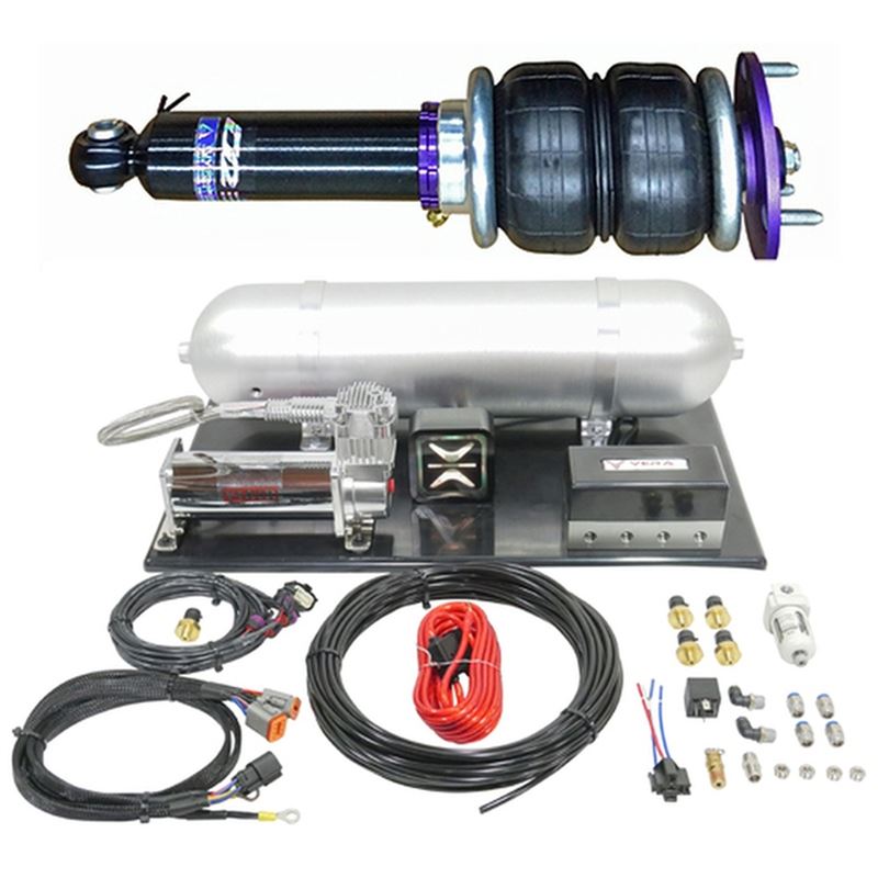 D2 Racing Air Struts w/ VERA Air Lift 3S for 2011-