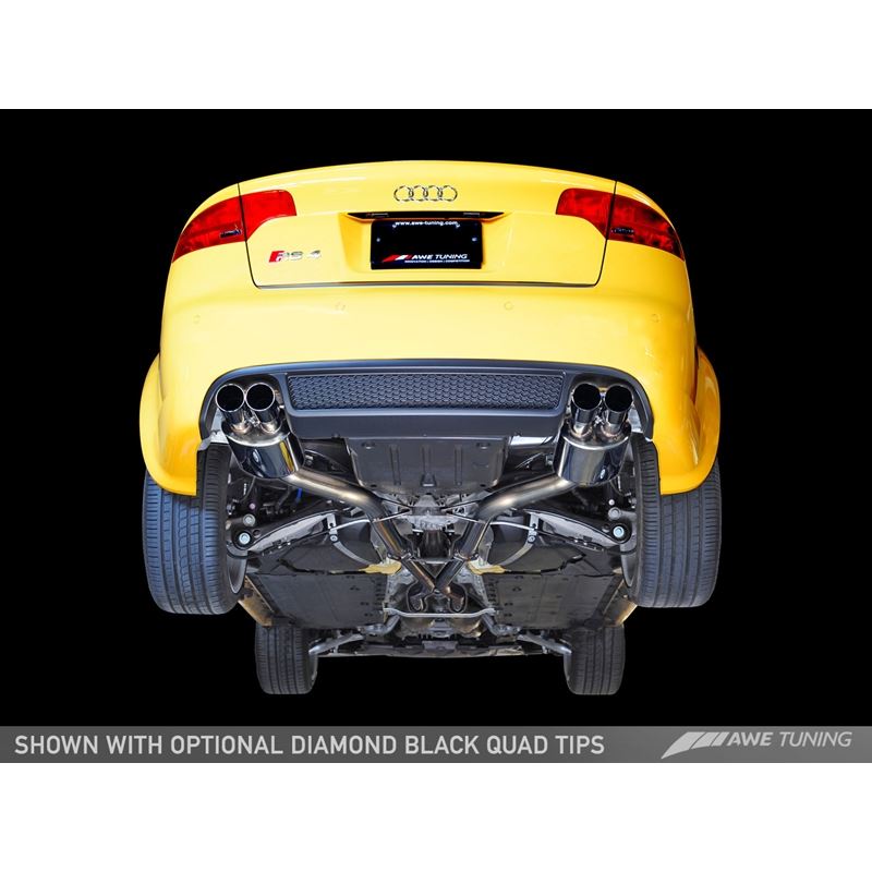 AWE Touring Edition Exhaust for B7 RS4 - Diamond B