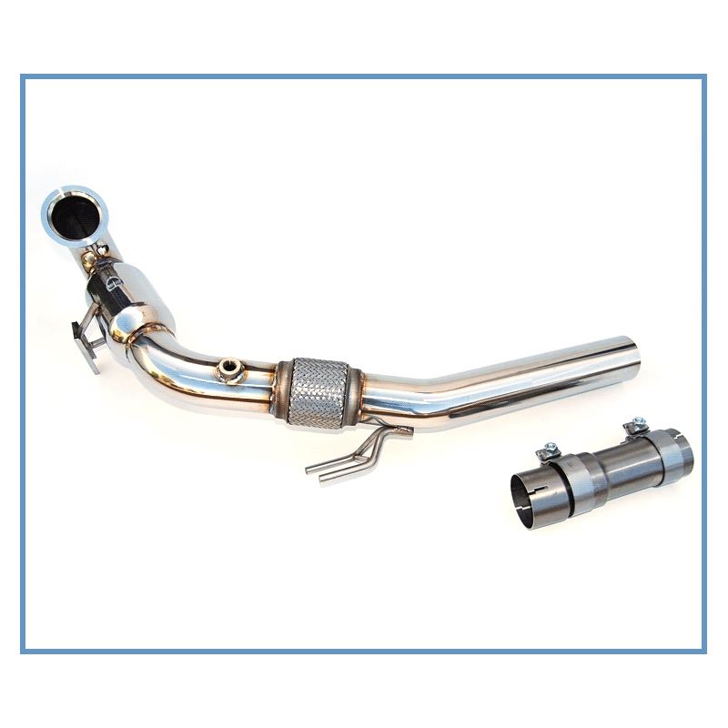 Invidia 13+ VW Golf GTI Downpipe with High Flow Ca