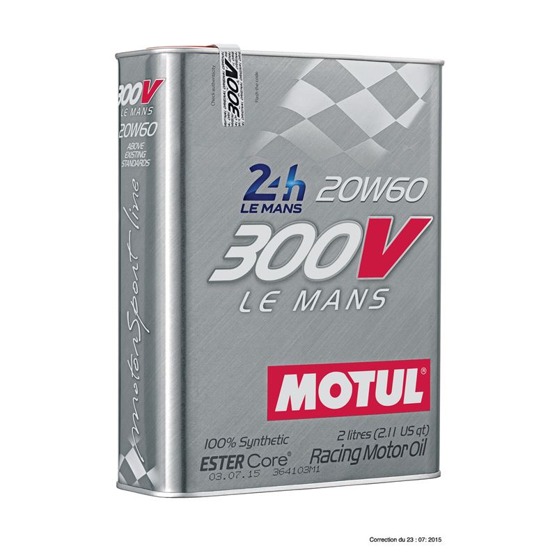 Motul 300V LE MANS 20W60 2L Racing Engine Oil(1042