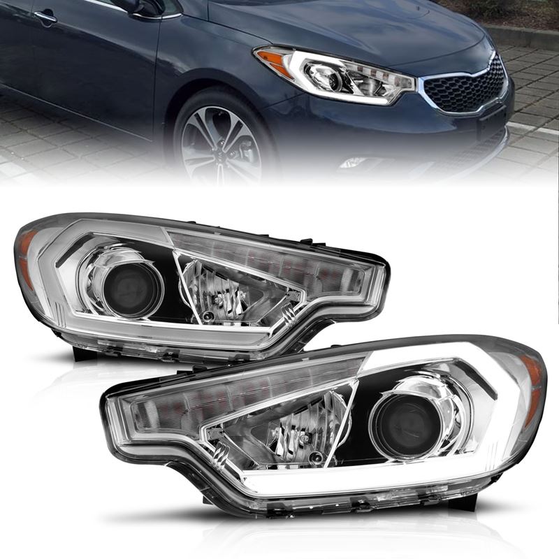 Anzo Projector Headlight Set for 2014-2016 Kia For