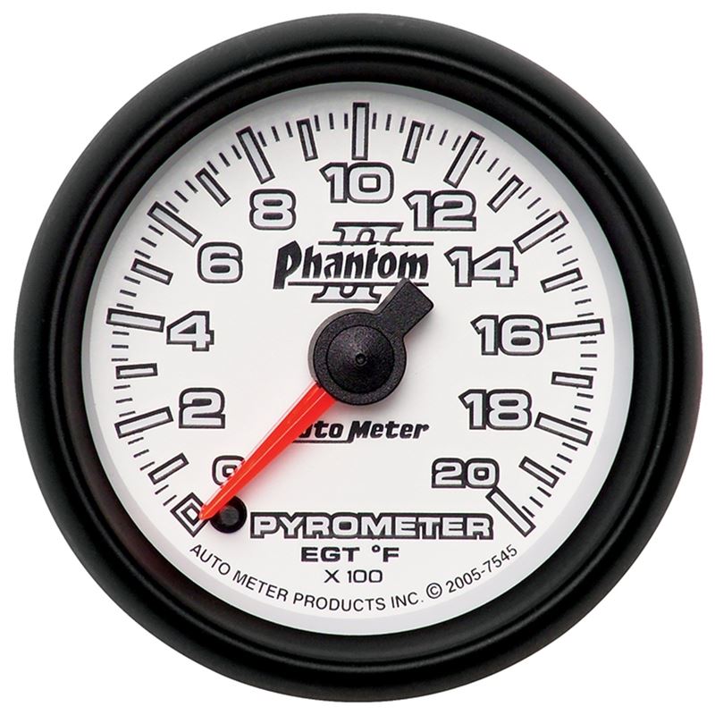 AutoMeter Phantom II 52.4mm Full Sweep Electronic