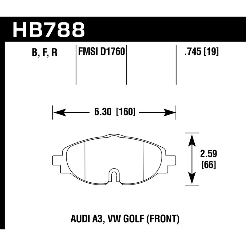 Hawk Performance Performance Ceramic Disc Brake Pa