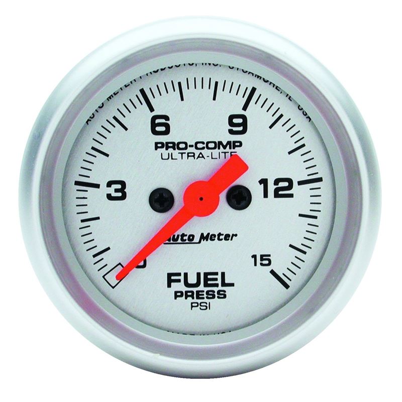 AutoMeter Ultra-Lite 2-1/16in 15psi Fuel Pressure