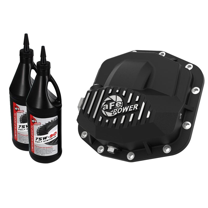 aFe Pro Series Front Differential Cover Black w/ O