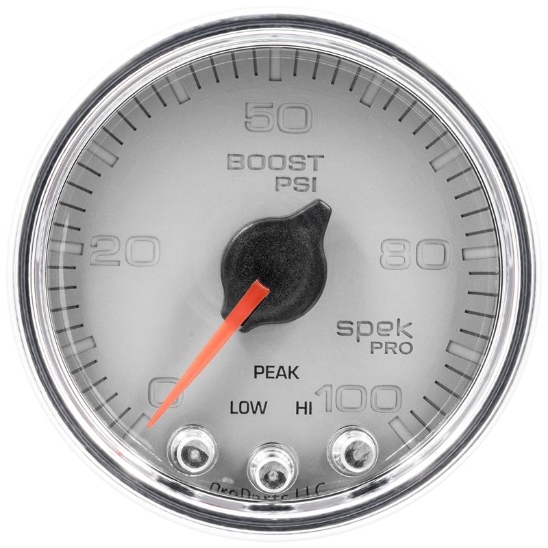 AutoMeter Spek-Pro Gauge Boost 2 1/16in 100psi Ste