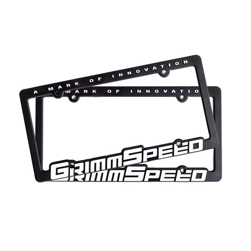 GrimmSpeed License Plate Frames - GrimmSpeed Text