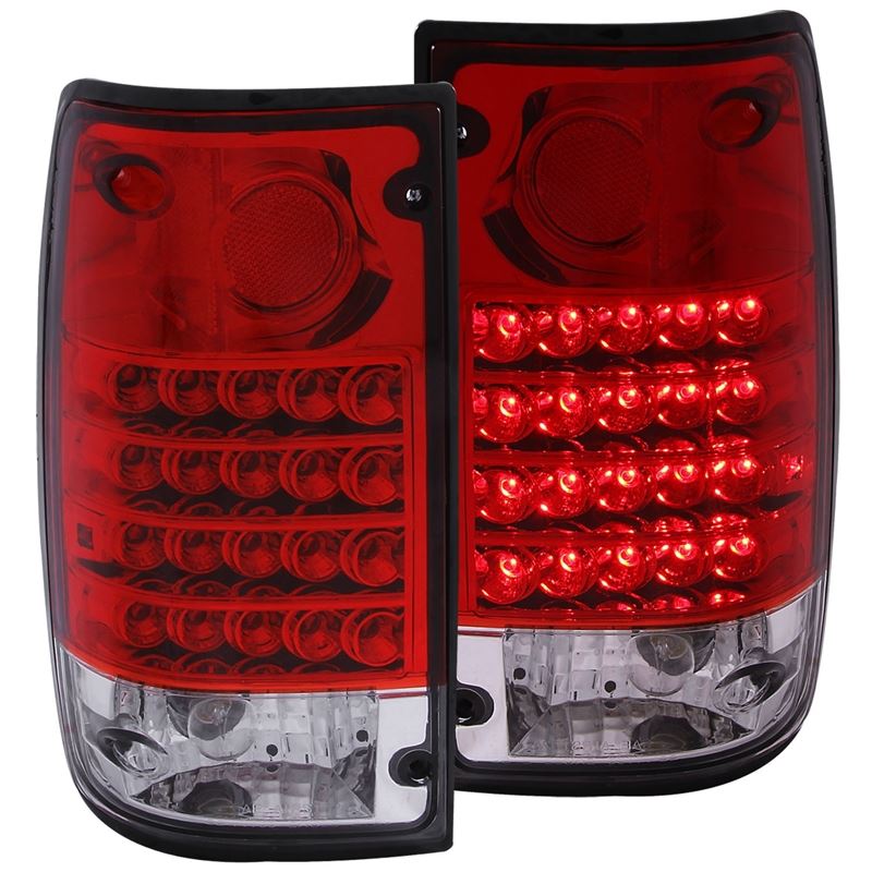 ANZO 1989-1995 Toyota Pickup LED Taillights Red/Cl