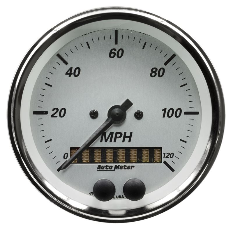 AutoMeter American Platinum Series 0-120MPH 3-3/8i