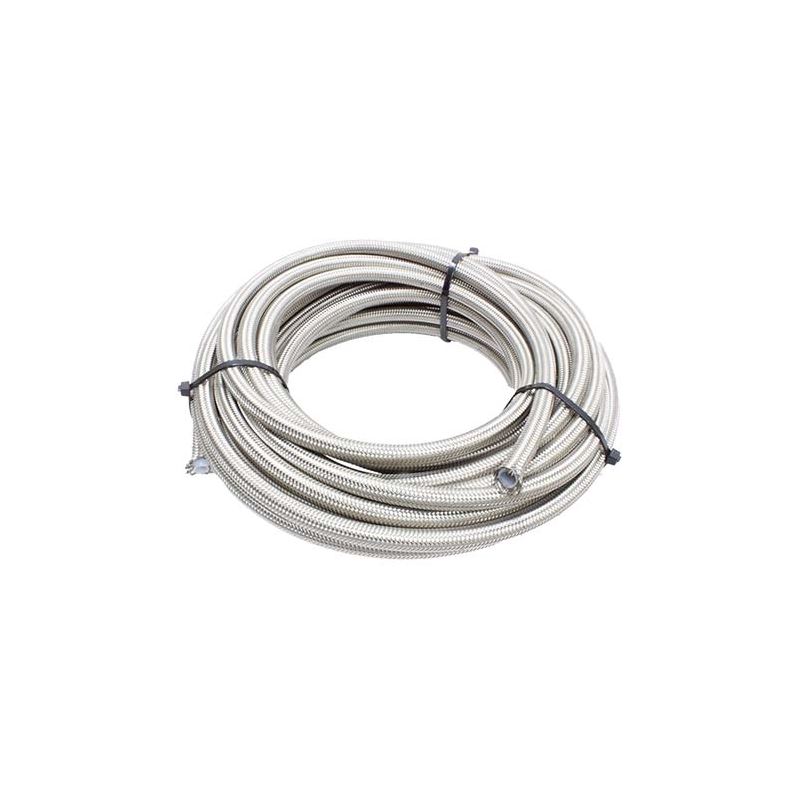 Snow 8AN Braided Stainless PTFE Hose - 30ft (SNF-6