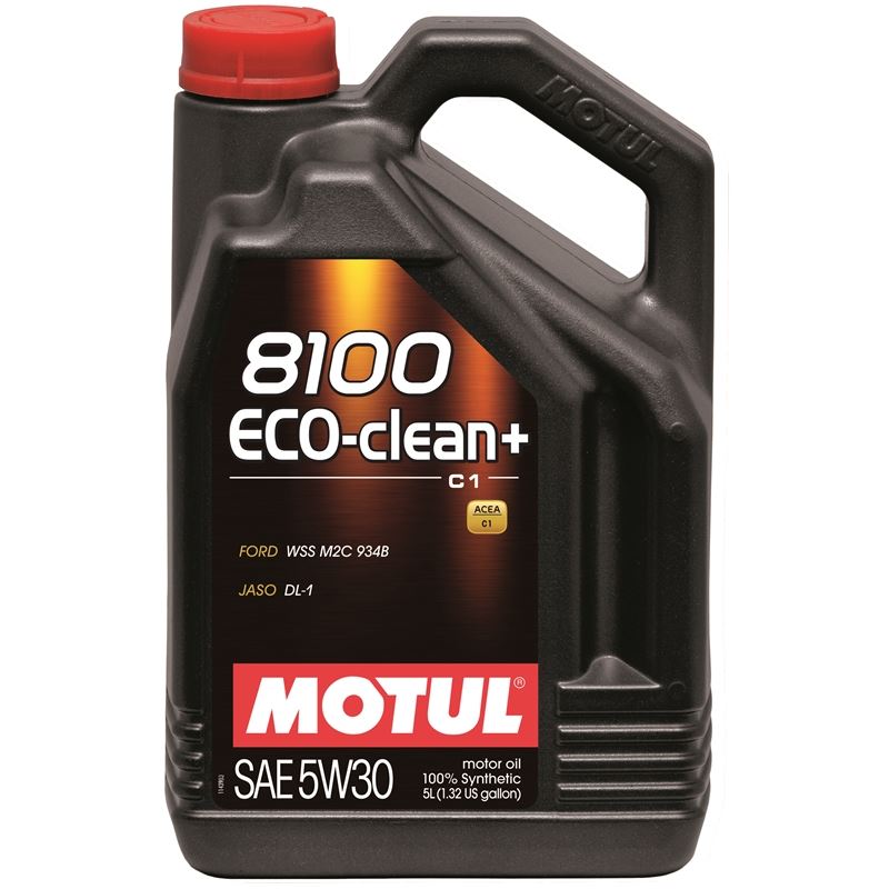 Motul 8100 ECO-CLEAN+ 5W30 5L Synthetic Engine Oil