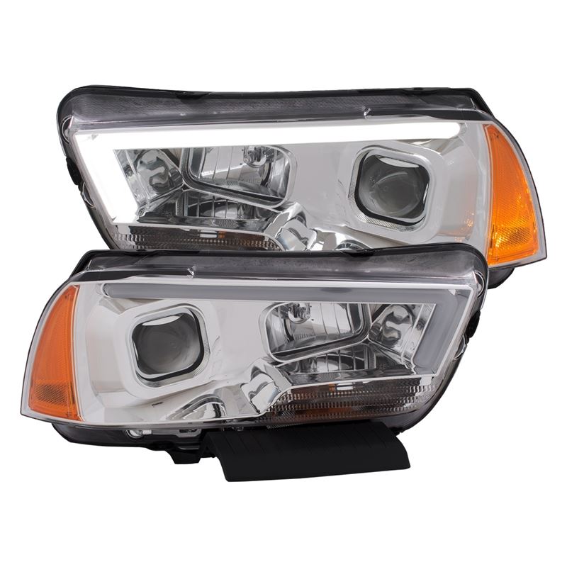 ANZO 11-14 Dodge Charger Projector Headlights w/ P