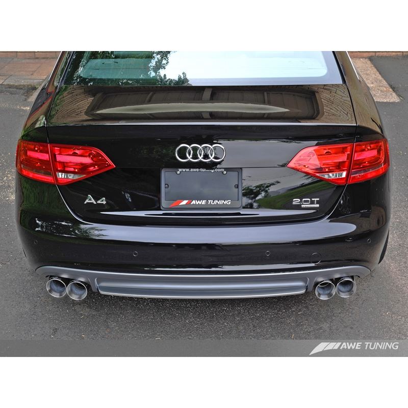 AWE Touring Edition Exhaust for B8 A4 2.0T - Quad