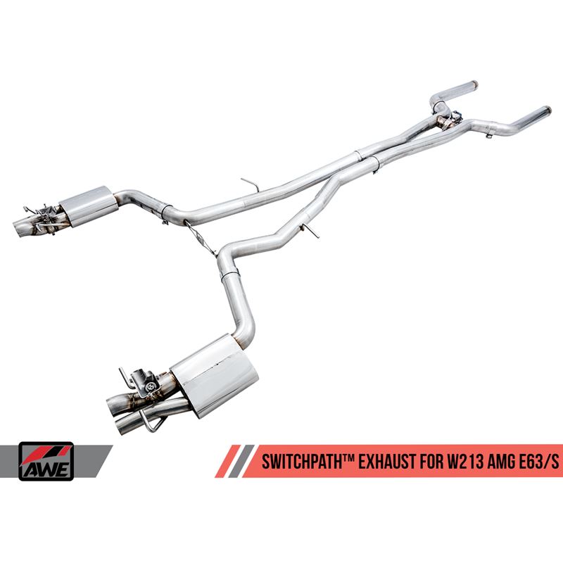 AWE SwitchPath Exhaust for W213 AMG E63/S Sedan/Wa