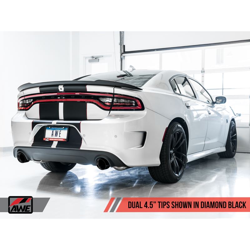 AWE Touring Edition Exhaust for 17+ Charger 5.7 -