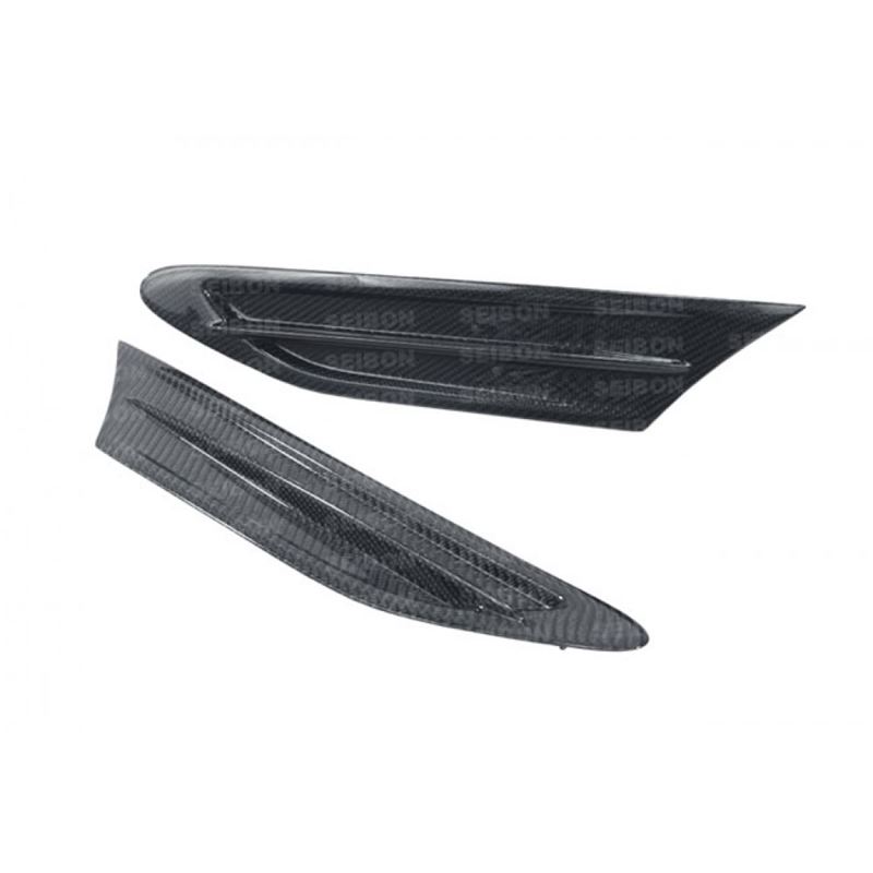 Seibon BR-style carbon fiber fender ducts for 2013