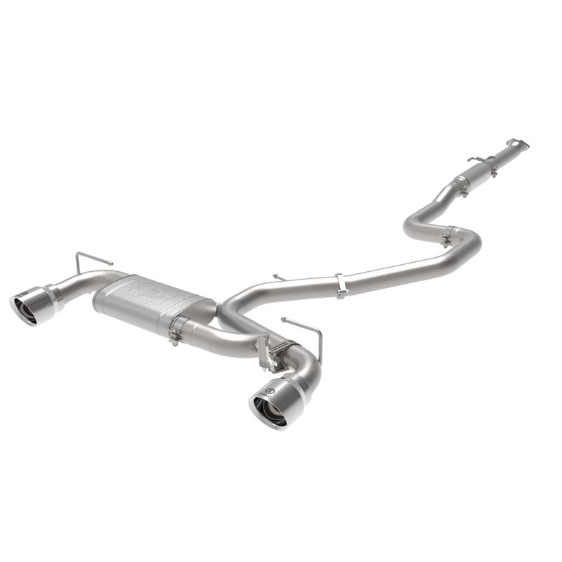 Takeda 3 IN 304 Stainless Steel Cat-Back Exhaust w