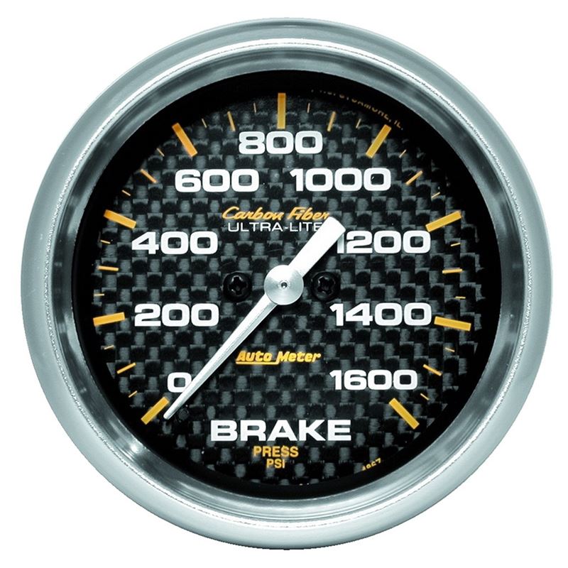 AutoMeter Gauge Brake Pressure 2- 5/8in 1600PSI Di