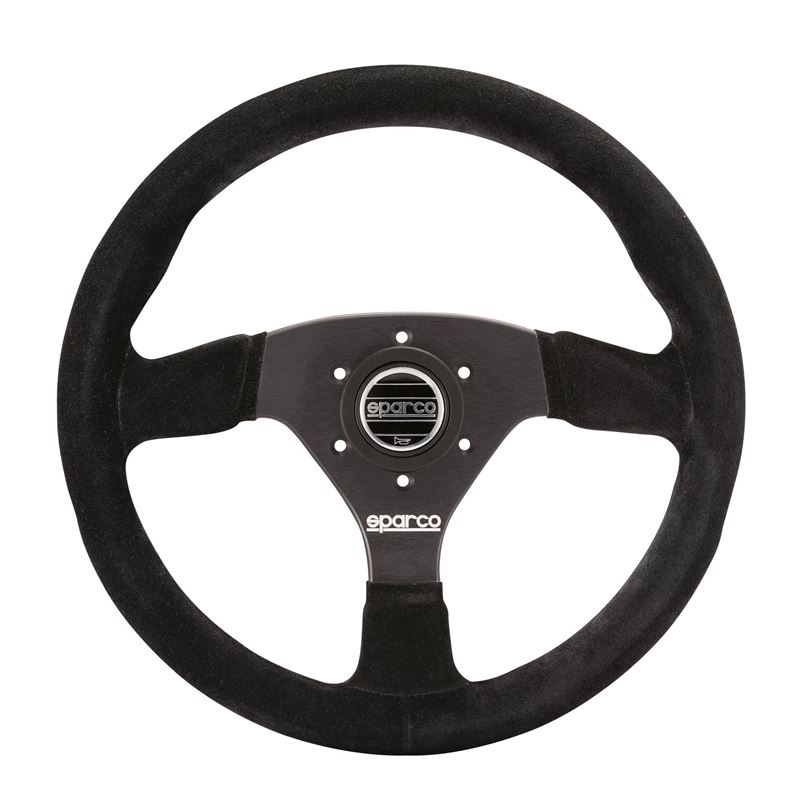 Sparco Strwhl R383 Leather Black/Black (015R383PLU