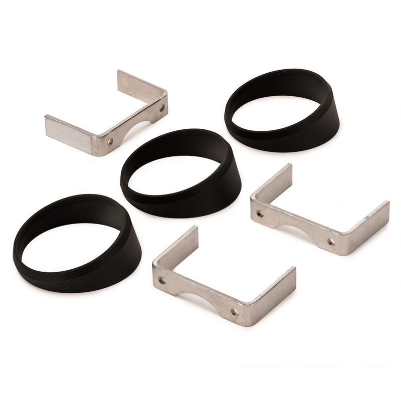 AutoMeter Gauge Mount Angle Rings Black 3 Pieces f