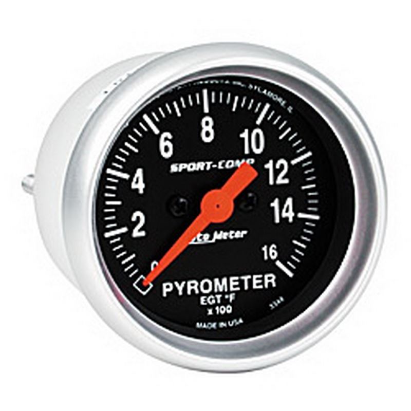 AutoMeter Sport-Comp 52mm 0-1600 Deg F Electronic