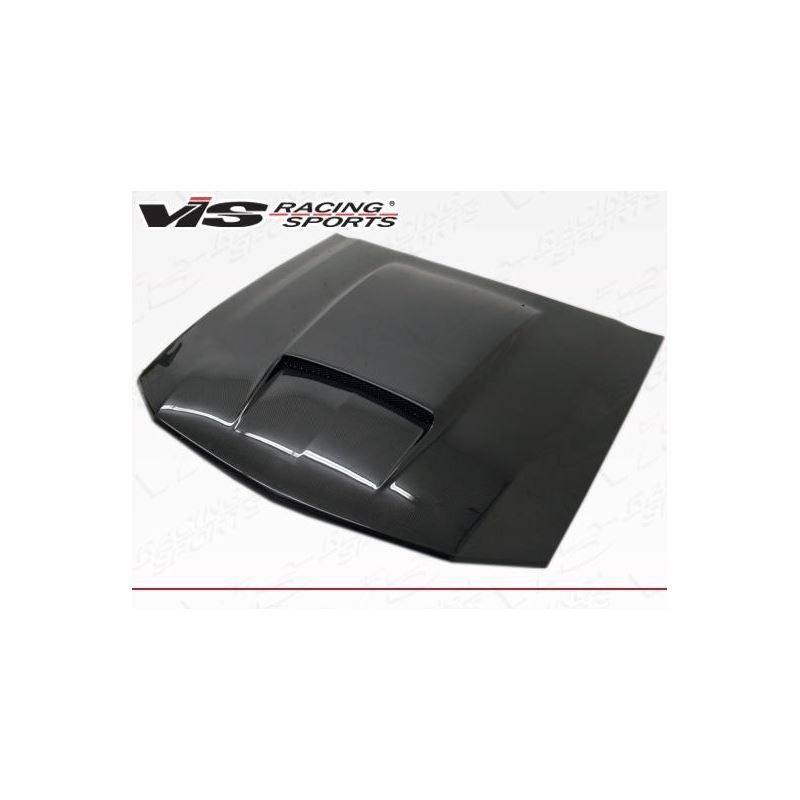 VIS Racing Stalker X Style Black Carbon Fiber Hood