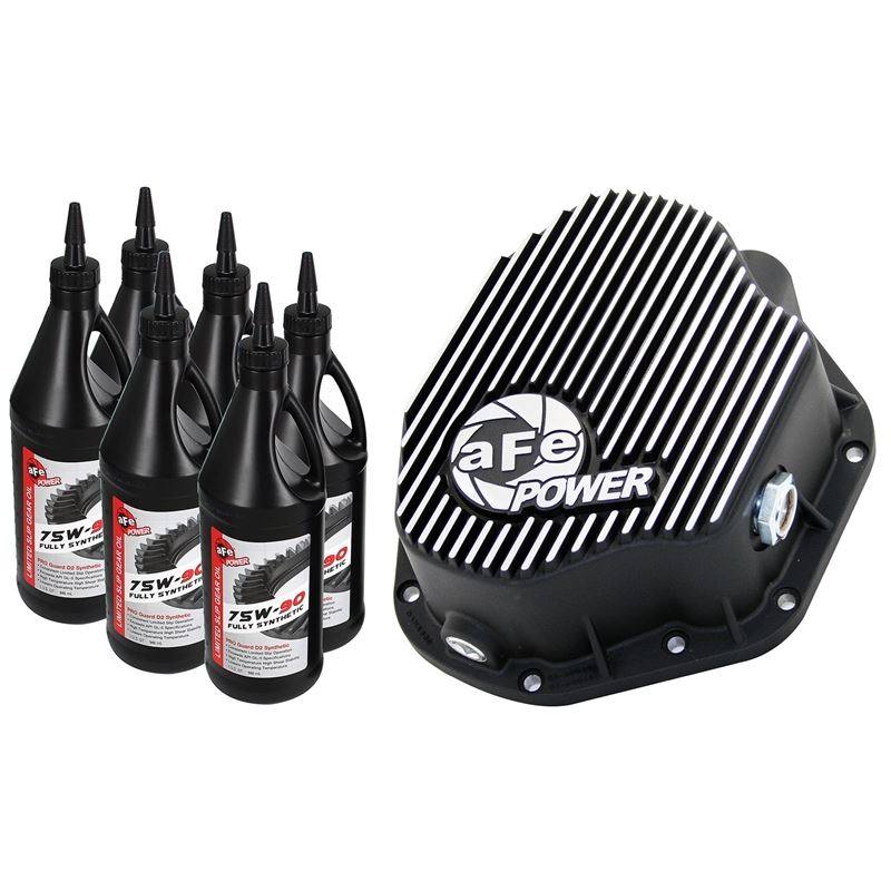 aFe Pro Series Rear Differential Cover Kit Black w