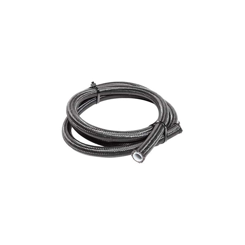 Snow 10AN Braided Stainless PTFE Hose - 5ft (Black