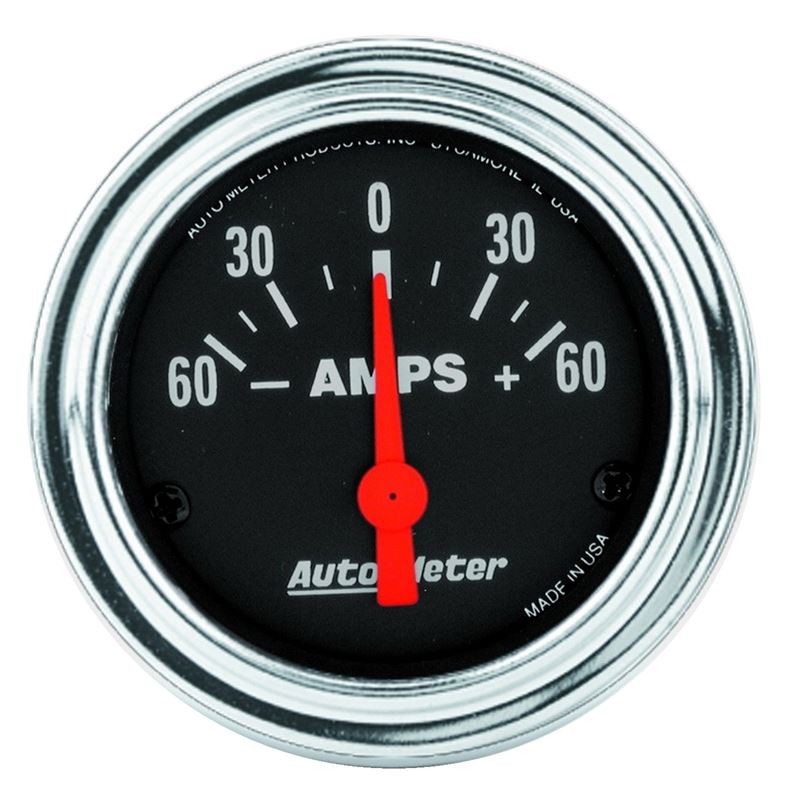 Autometer Traditional Chrome Electrical Ammeter 2