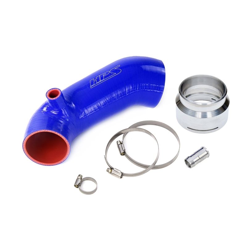 HPS Blue Silicone Air Intake Kit Post MAF Hose Kit