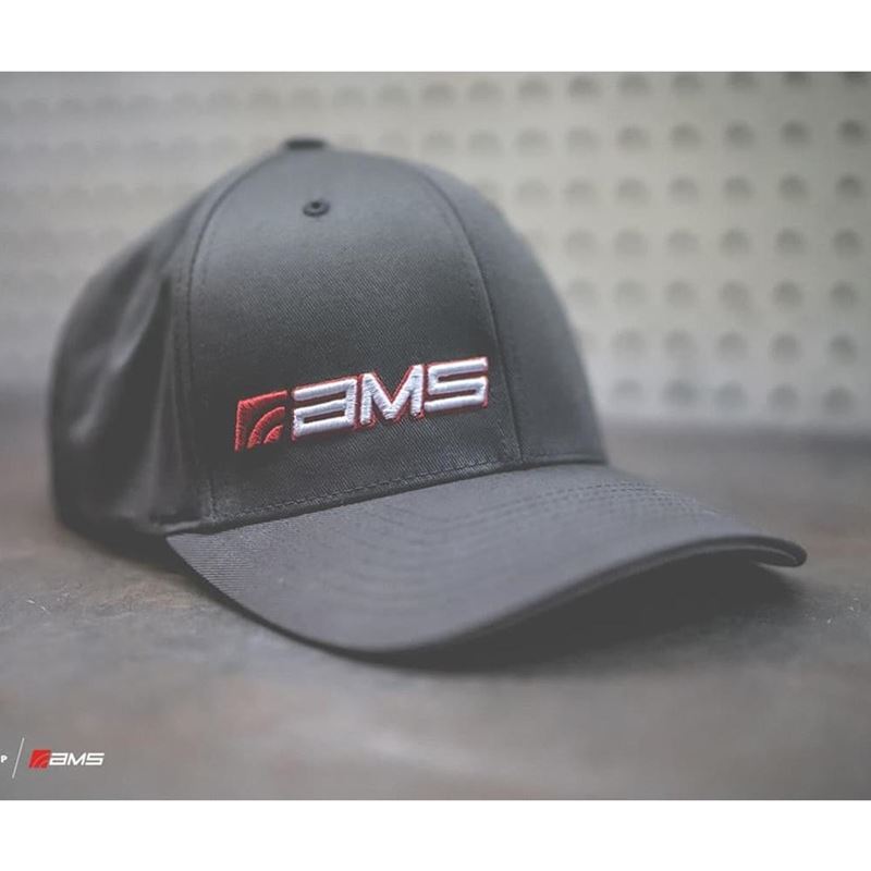 AMS Performance Grey AMS Flexfit Cap - S/M L/XL (C