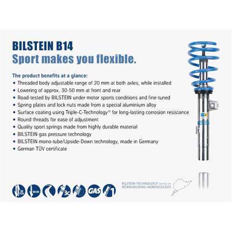 Bilstein B14 (PSS) - Suspension Kit (47-259751)