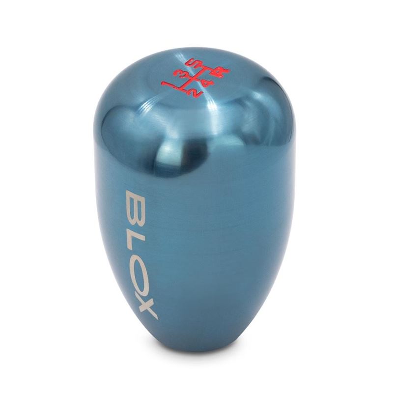 Blox Racing 5-Speed Billet Shift Knob - Torch Blue