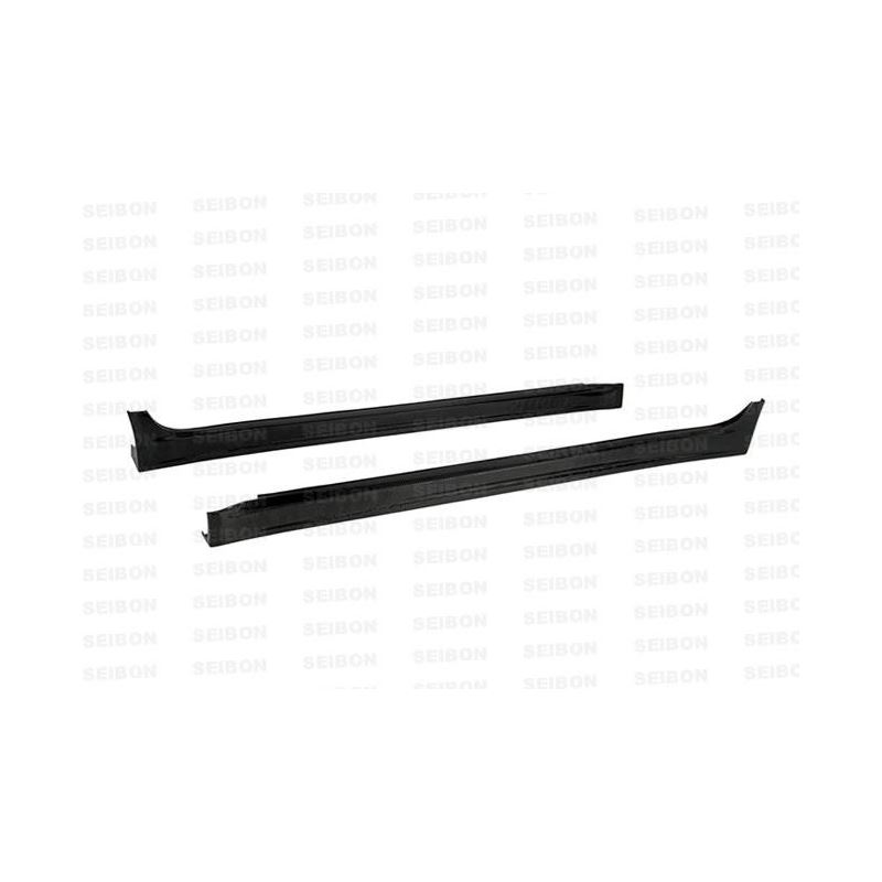 Seibon VR-style carbon fiber side skirts for 2008-