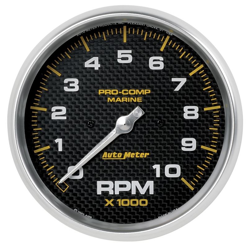 AutoMeter Marine Carbon Fiber 5in 10K RPM In-Dash