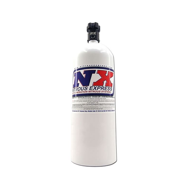 Nitrous Express 15lb Bottle w/Lightning 500 Valve