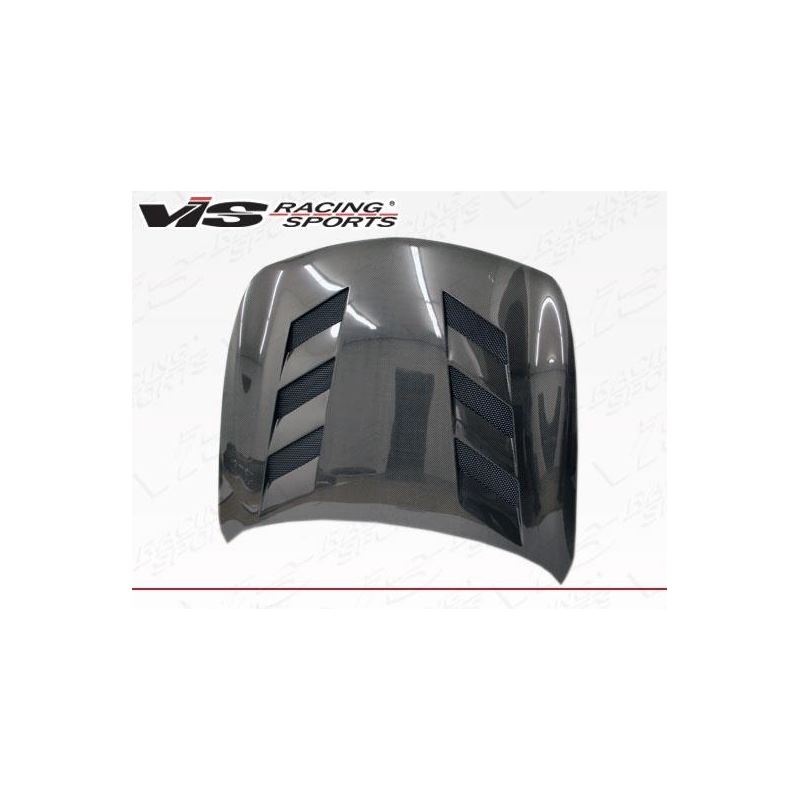 VIS Racing AMS Style Black Carbon Fiber Hood