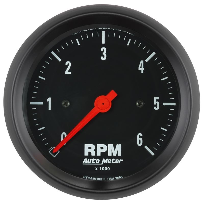 AutoMeter Z-Series 3-3/8in. 0-6K RPM In-Dash Tacho