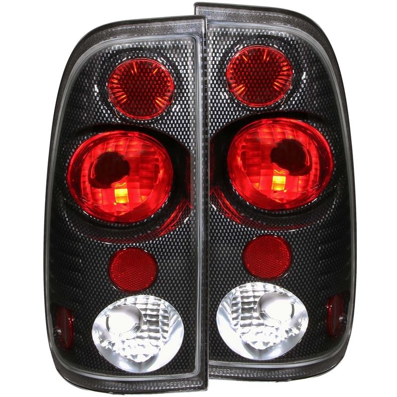 ANZO 1997-2003 Ford F-150 Taillights Carbon (21106