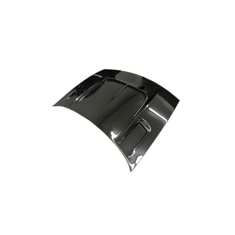 VIS Racing Drift 2 Style Black Carbon Fiber Hood