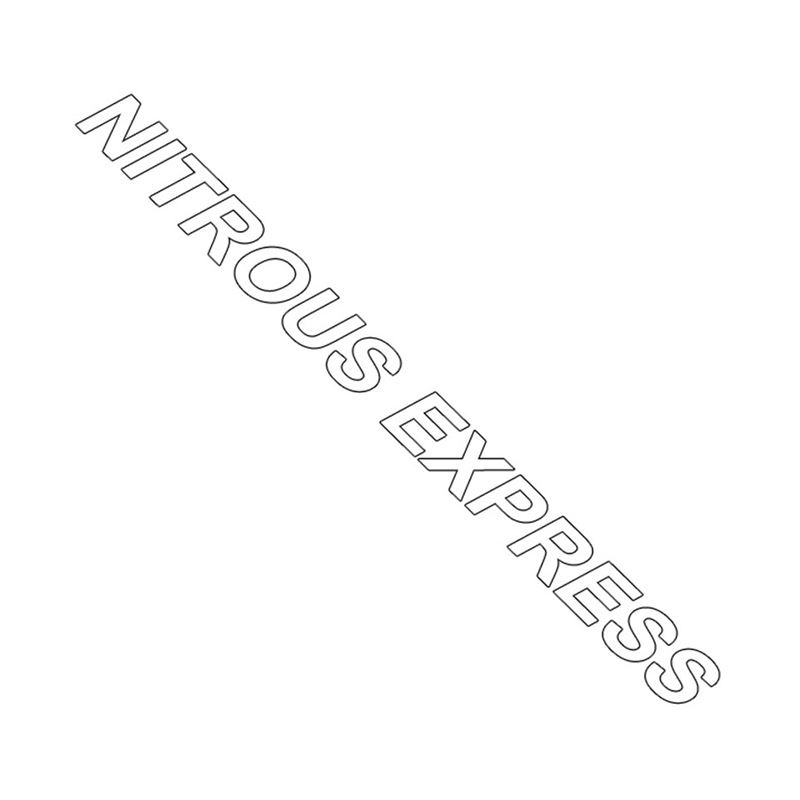 Nitrous Express NX WINDSHIELD DECAL 40" x 3