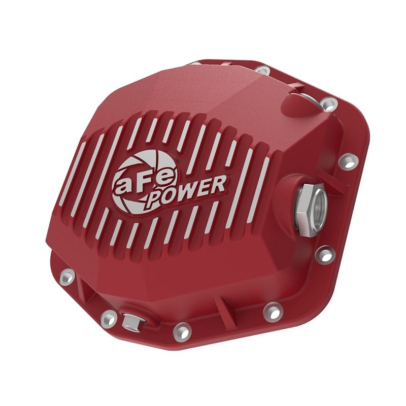 aFe Pro Series Rear Differential Cover Red w/ Mach