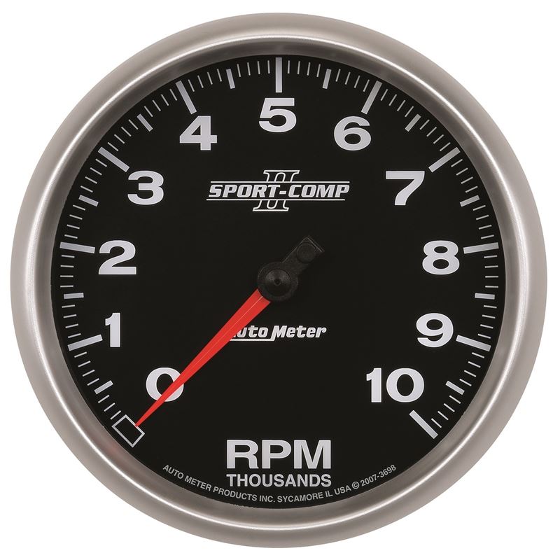 AutoMeter Sport-Comp II 5 inch 0-10000 RPM In Dash