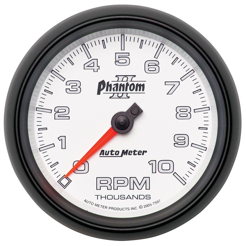 AutoMeter Phantom II 3-3/8in 10000 RPM In-Dash Tac