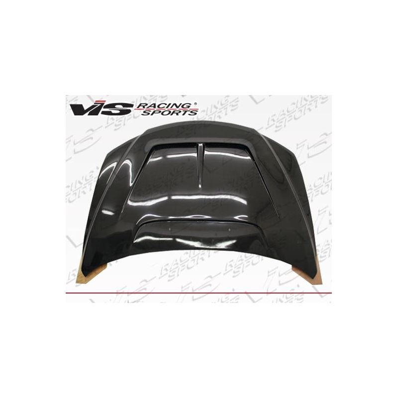 VIS Racing Monster Style Black Carbon Fiber Hood