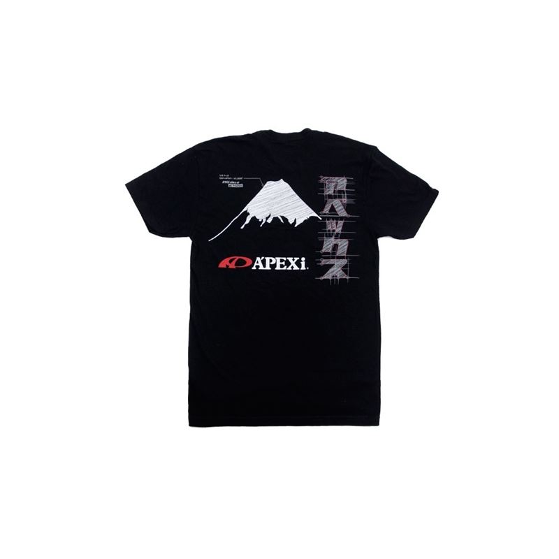 APEX Mt. Fuji Tee, Medium, Black (601-T16MB)