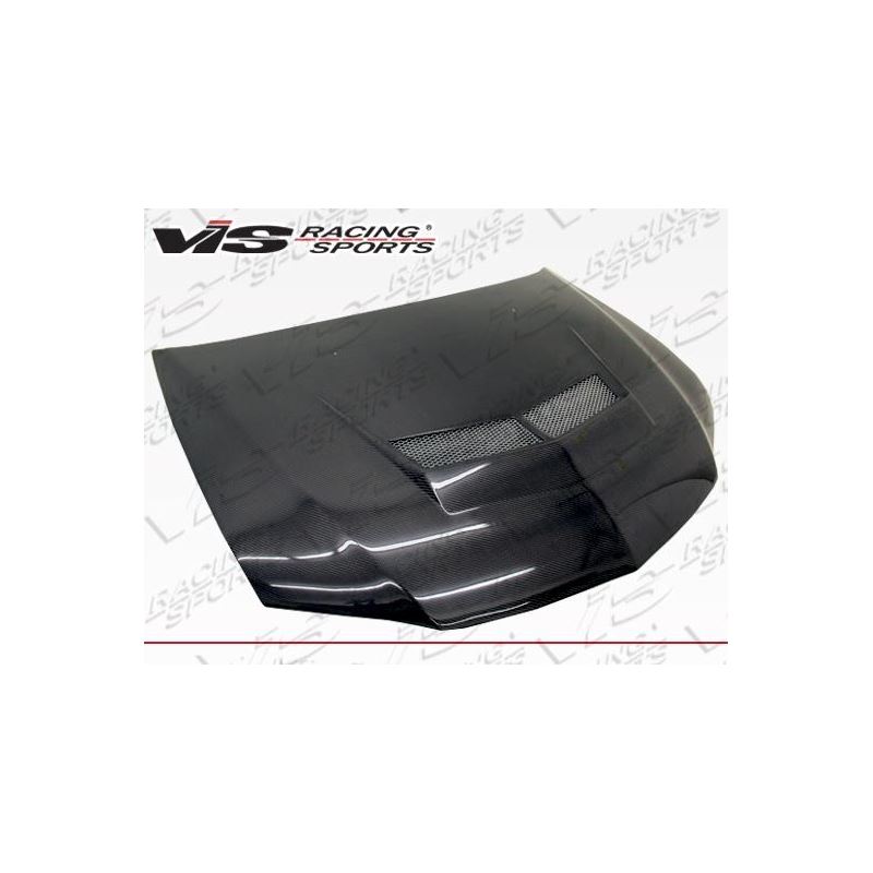 VIS Racing Invader 2 Style Black Carbon Fiber Hood