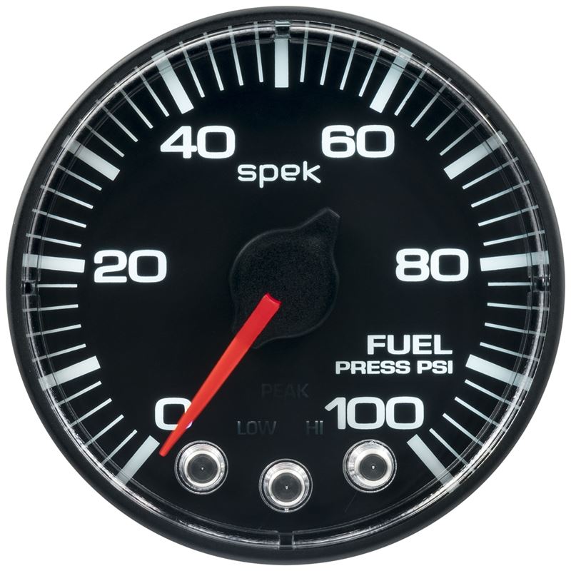 AutoMeter Spek-Pro Gauge Fuel Press 2 1/16in 100ps