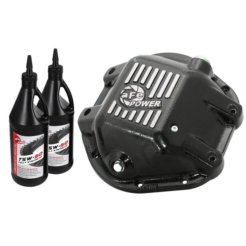 aFe Pro Series Differential Cover Kit Black w/ Mac