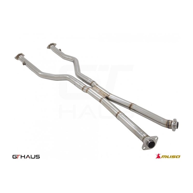 GTHAUS Cat-Back LSR pipe (Front + Mid Section)- Ti